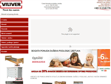 Tablet Screenshot of krevetiviliver.com